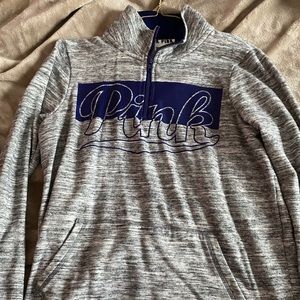 PINK EVERYDAY LOUNGE PERFECT QUARTER-ZIP